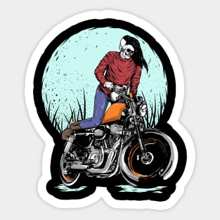 Rider Girl Sticker